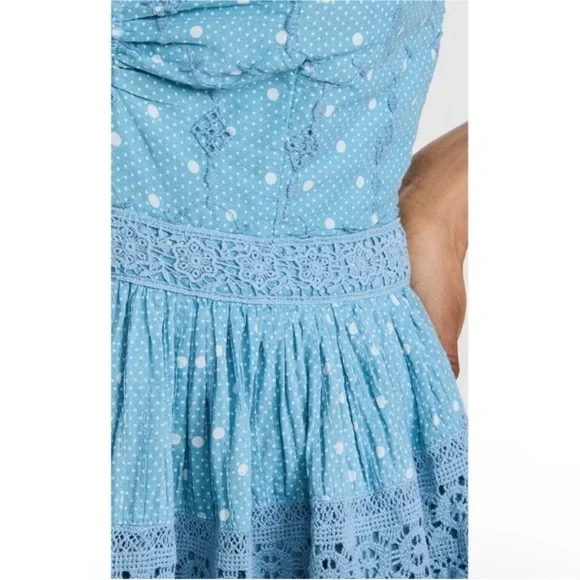 princess polly baby blue dress LoveShackFancy blue bonnet dress NEW